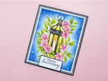Watercolour Floral Colouring Sheets 5" x 7"