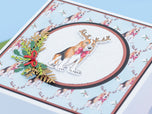 Crafter's Companion Santa Paws 4"x6" 2D Embossing Folder - Snowflakes & Paws