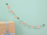 Candy Cane Alphabet Stencil & Metal Die Set