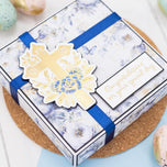 Ornate Floral Cross Stamp & Metal Die Set