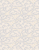 Lewis & Irene - Celestial Clouds on Cream with Gold Metallic
