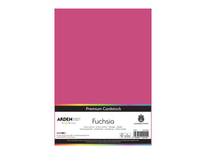 Arden Creative Studio Premium Cardstock Fuchsia Pink A4 - 20 Pack