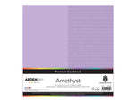 Arden Creative Studio Premium Cardstock Amethyst Purple 12" x 12" - 20 Pack