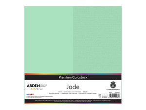 Arden Creative Studio Premium Cardstock Jade Green 12" x 12" - 20 Pack