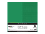 Arden Creative Studio Premium Cardstock Kelly Green 12" x 12" - 20 Pack