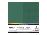 Arden Creative Studio Premium Cardstock Hunter's Green 12" x 12" - 20 Pack