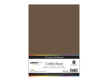 Arden Creative Studio Premium Cardstock Coffee Bean Brown A4 - 20 Pack