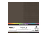 Arden Creative Studio Premium Cardstock Walnut Brown 12" x 12" - 20 Pack