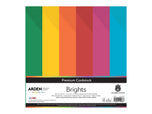 Arden Creative Studio Premium Cardstock Brights 12" x 12" - 24 Pack