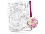Altenew Flourishing Bouquet Stamp Set