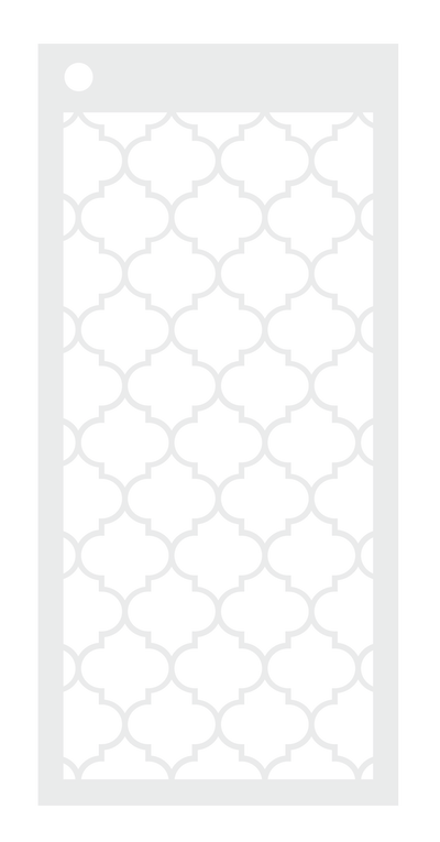 Arabian Nights 3.8 x 8 Stencils 3 pack - Ornamental Patterns