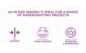 Crafter's Companion Printable Inkjet Acetate - 8 pack