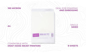 Crafter's Companion Printable Inkjet Acetate - 8 pack
