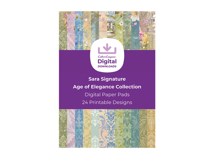 Sara Signature Age of Elegance Collection - Digital Paper Pad