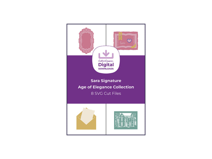 Sara Signature Age of Elegance Collection - SVG Cut Files