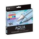 Aqua by Spectrum Noir 12 Pen Set - Primary