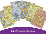 Nature's Garden Hydrangea Collection - Digital Paper Pad