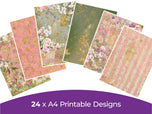 Vintage Rose Collection - Digital Paper Pad