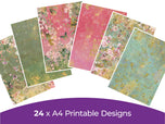 Vintage Rose Collection - Digital Paper Pad