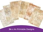 Aged Paper Pad 1 Collection - Digital Paper Pad
