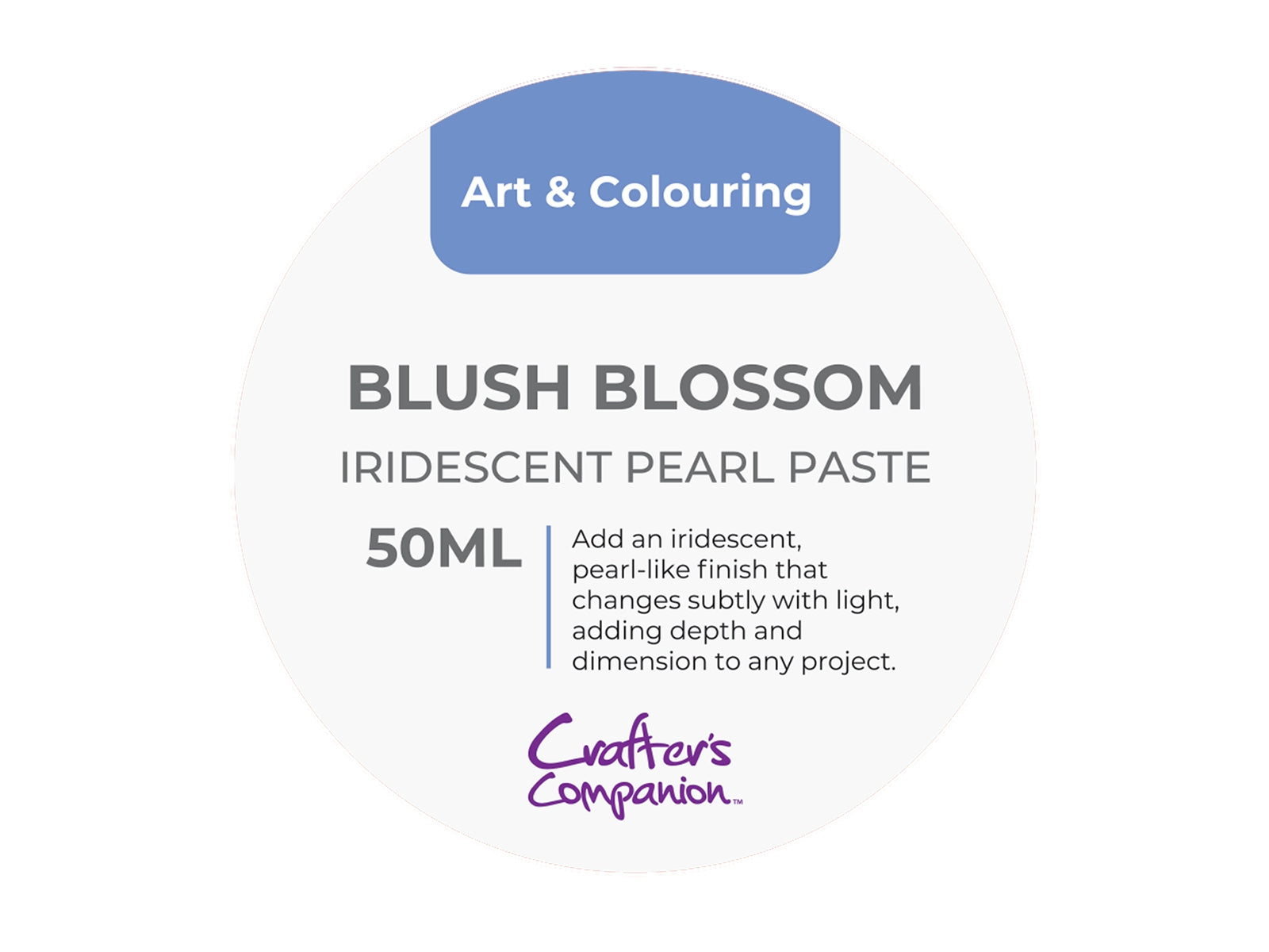 Crafters Companion Iridescent Pearl Paste Blush Blossom