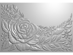 Crafter's Companion 6"x4" 3D Embossing Folder - Swirling Florals