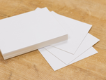 Crafters Companion - Craft Room Essentials - Mount Board 5.75 x 7.75 - White (20 Pack)