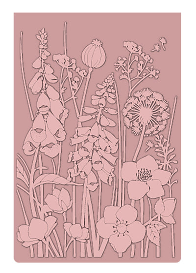 Crafter's Companion 6 x 4 Embossing Folder - Floral Meadow