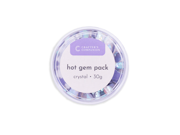 Crafter's Companion Hot Gem Pack - Crystal