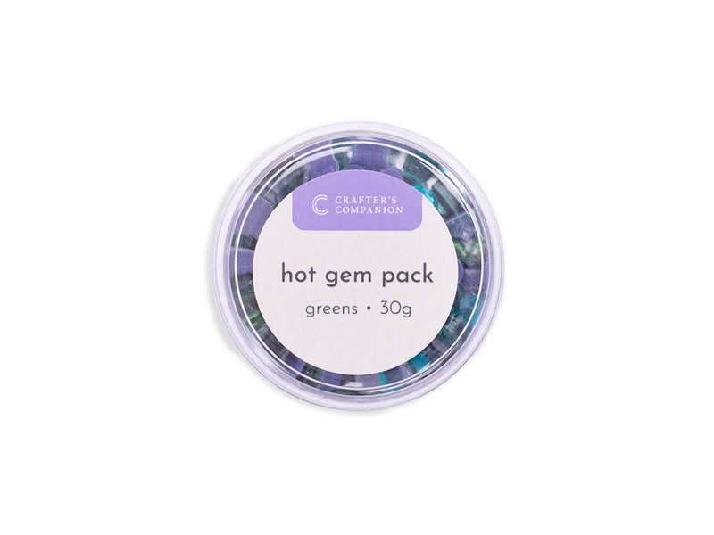 Crafter's Companion Hot Gem Pack - Greens