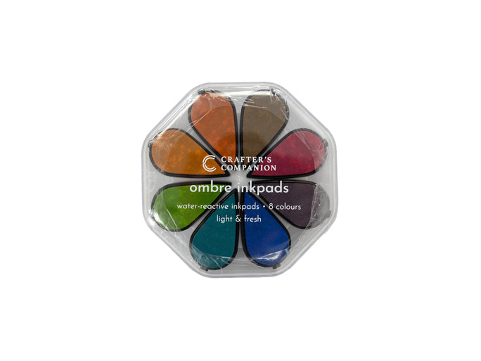 Crafters Companion Water Reactive Ombre Inkpads - Light and Fresh 