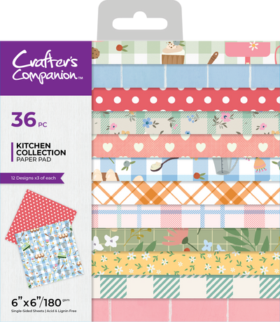 Crafter's Companion Kitchen Collection - Paper Pad 6x6