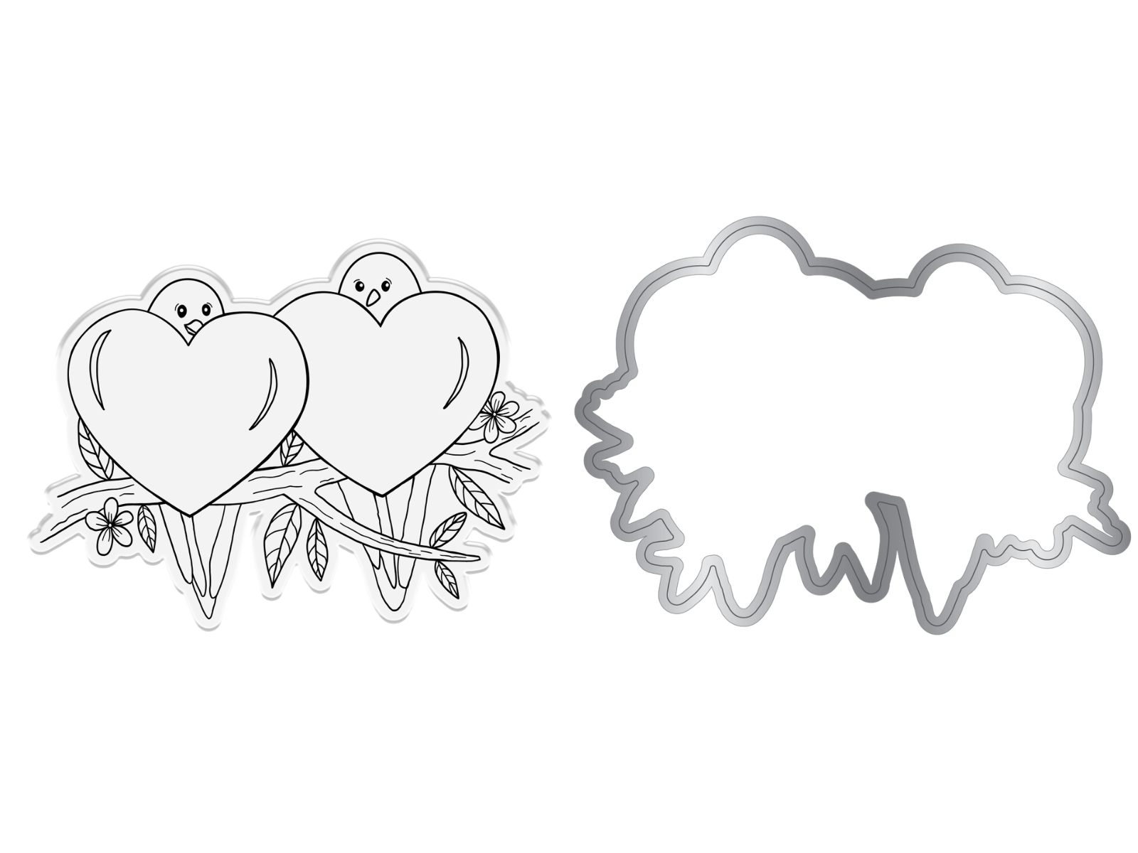 Crafter’s Companion Love is in the Air Stamp & Die - With Love 