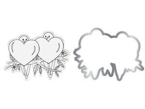 Crafter’s Companion Love is in the Air Stamp & Die - With Love 