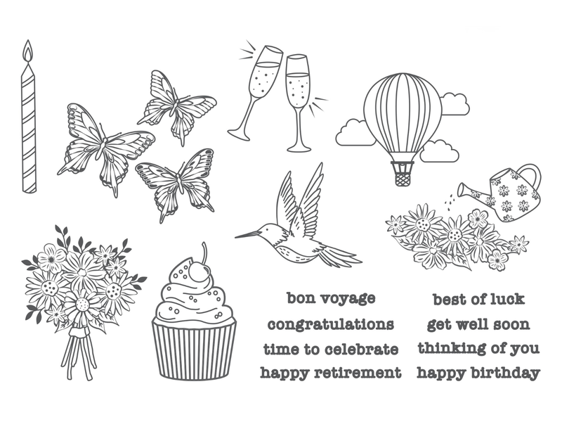 All Occasion Icons LetterPress Press Plate