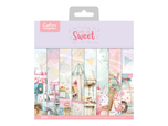 Life is Sweet - Pastel Pearlescent Vintage Ice Cream Paper Pad 6" x 6"