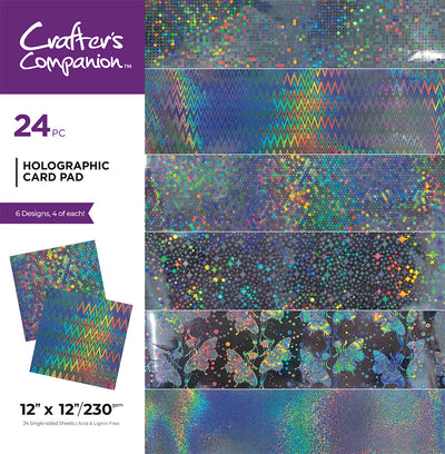 Crafter's Companion  12 x 12 Paper Pad - Holographic