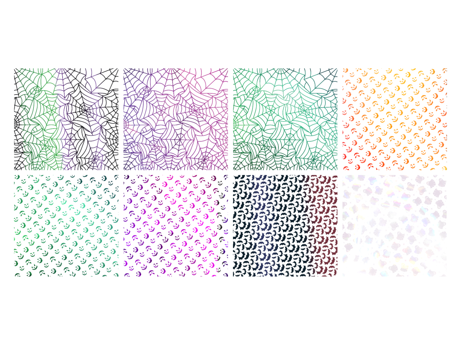 Crafters Companion - Luxury Foiled Acetate Pack - Halloween