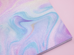 Glitter Marble Paper Pad 8" x 8"