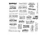 Crafter’s Companion Pasta La Vista Photopolymer Stamp - Anything is Pastable