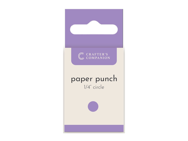 Crafter's Companion Paper Punch - Circle 1/4"