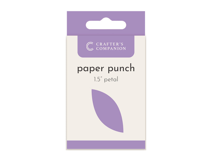 Crafter's Companion Paper Punch - Petal 1.5"
