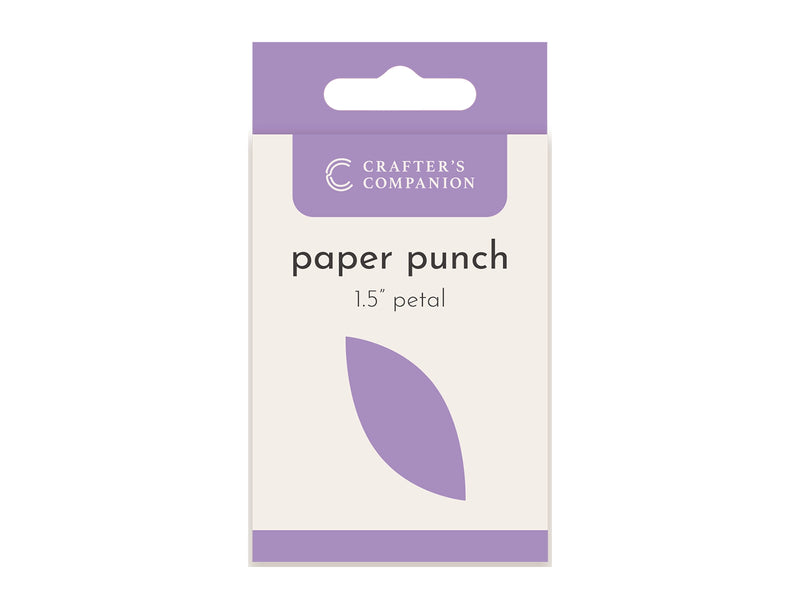 Crafter's Companion Paper Punch - Petal 1.5"