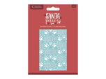 Crafter's Companion Santa Paws 4"x6" 2D Embossing Folder - Snowflakes & Paws