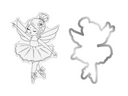 Crafters Companion Stamp & Die - Ballerina Fairy