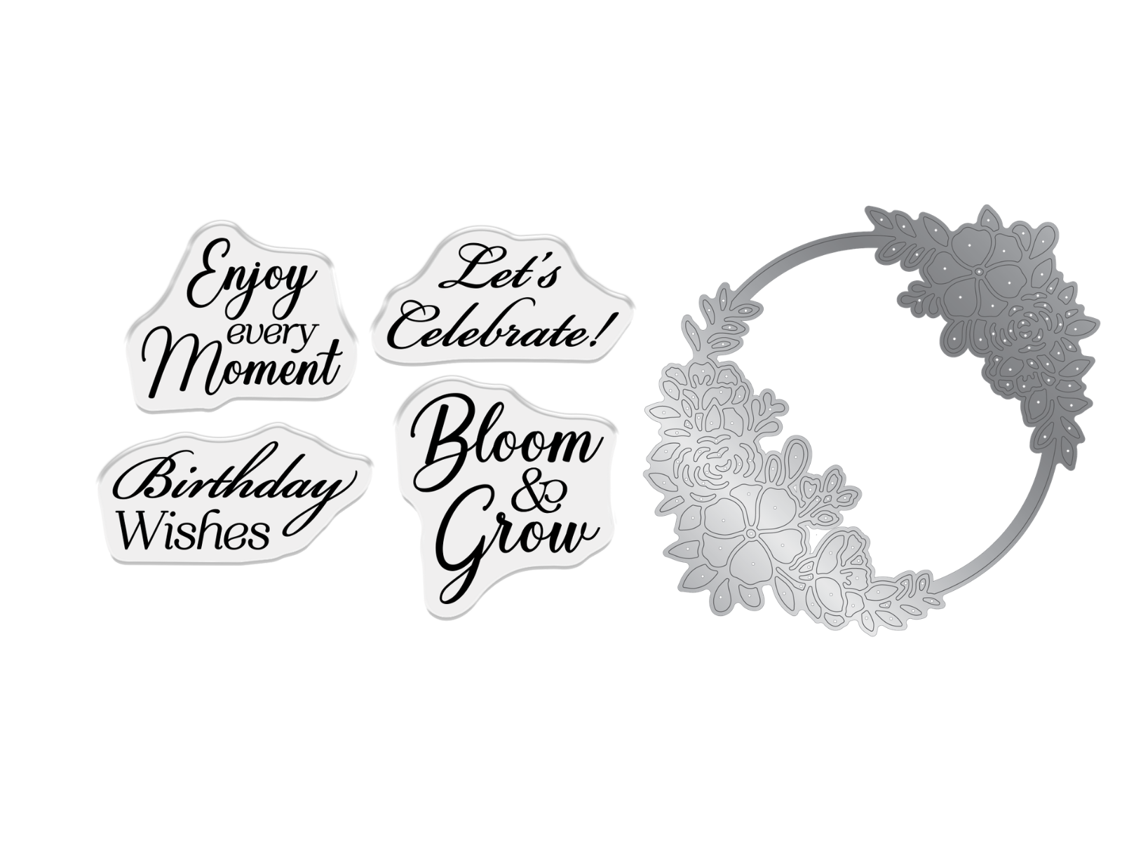 Crafter's Companion Stamp and Die Set - Bloom & Grow