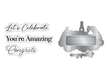 Crafter's Companion Stamp & Die - Champagne Celebration