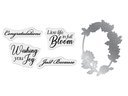 Crafter's Companion Stamp and Die Set - Live Life in Full Bloom