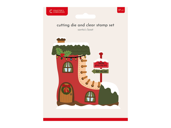 Crafters Companion Stamp & Die - Santa's Boot