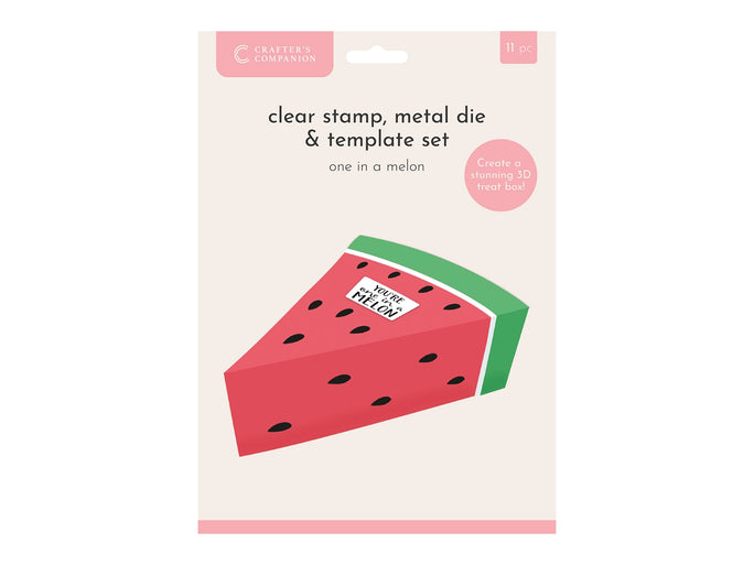 Crafterâ€™s Companion Stamp, Die and Template - One in a Melon